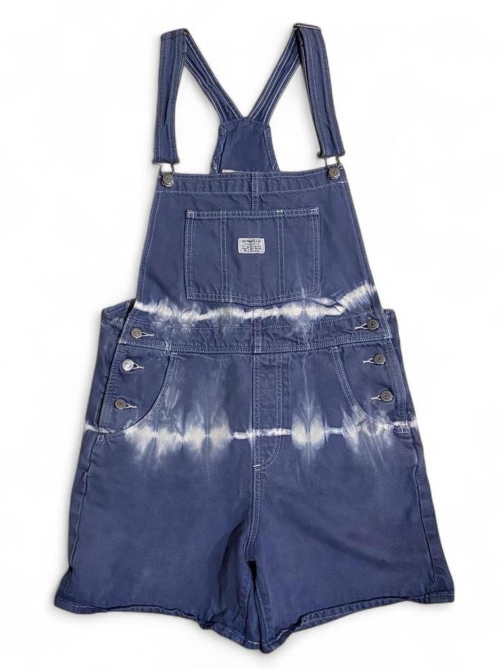 Vintage Riley Levi’s Overall Shorts Tie Dye
